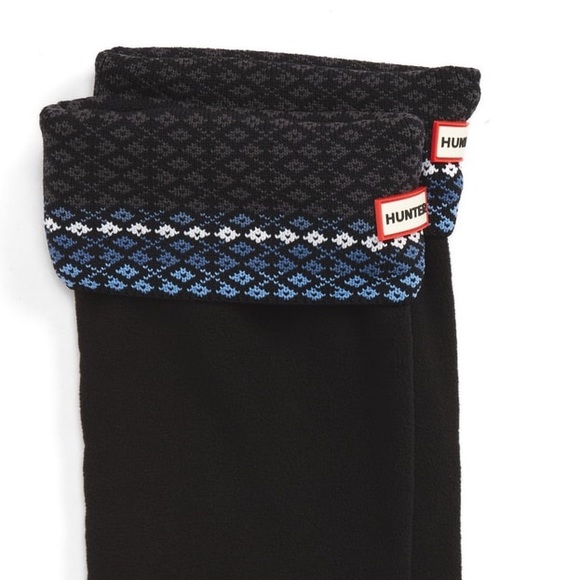 [ new ] Hunter Tall Fair Isle Boot Socks - Picture 3 of 5